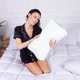 Подушка ортопедическая (стружка Memory) MirSon №4224 Green Nature Julia 58х40х10.5 см (2200006424390) - изображение 1