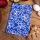 Рушник вафельний Mirson №512 Waffle Blue lace 45х90 см (2200006739791) - зображення 1