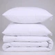 Набор MirSon №1141 СоІог Fun Line Одеяло зимнее Евро 200х220 см 17-0605 Stripe White Bamboo + Две подушки 50x70 см (2200010881097) - изображение 4
