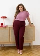 Класические брюки 6022301 Бордовый 50-52 - изображение 2