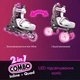 Роликовые коньки Neon Combo Skates Сайбер (Размер 30-33) nt30p4 - изображение 9