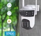 Вулична WiFi IPкамера Besder XM56 9Мп 3 об'єктиви Zoom 6-кратний IcSee - зображення 4