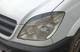 Вії на фари для Mercedes Sprinter W906 2006-2018 Прямий Капот, чорний глянець, пластик - зображення 5