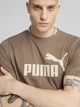 Футболка хлопковая длинная мужская Puma Ess No. 1 Logo Tee 68253393 XL Totally Taupe с принтом (4067983300196) - изображение 4