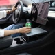 Подставка органайзер Lesko для авто Tesla Model 3/Y (TSL22102101) Gray центральной консоли пластиковая - изображение 3