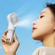 Ручной вентилятор - увлажнитель воздуха на аккумуляторе Humidifying Fan трехскоростной мини-вентилятор / мини-кондиционер с распылением воды, 15.7х6.8 см, белый (103943925) - изображение 2