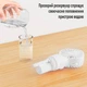 Ручной вентилятор - увлажнитель воздуха на аккумуляторе Humidifying Fan трехскоростной мини-вентилятор / мини-кондиционер с распылением воды, 15.7х6.8 см, белый (103943925) - изображение 3