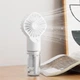 Ручной вентилятор - увлажнитель воздуха на аккумуляторе Humidifying Fan трехскоростной мини-вентилятор / мини-кондиционер с распылением воды, 15.7х6.8 см, белый (103943925) - изображение 5