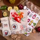 Набор полотенец рогожа-полупанама Mirson №644 - Assorted fruit 3 шт 30х50 см (2200006740841) - изображение 3