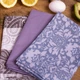 Набор полотенец рогожа-полупанама Mirson №645 - Lace of days 3 шт 30х50 см (2200006740858) - изображение 2
