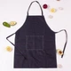 Фартук MirSon 16-9000 Black Stone бязь 68x84 см (2200006753674) - изображение 1