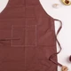 Фартук MirSon 19-1217 Chocolate perla бязь 68x84 см (2200006753766) - изображение 2