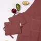Набор MirSon №205 Chocolate рогожа/полупанама две прихватки 17х17 см + две перчатки-прихватки 27х17 см + фартук 68x84 см (2200006753964) - изображение 3