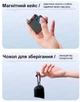 Бездротовий петличний мікрофон для телефону iphone android смартфон TOKQI H01 4 в 1 Магніт Кліпса кейс зарядка шумозаглушення ANC type-c lightning - зображення 10