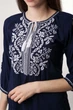 Вышиванка Narodnyy Butik Волна 52 Синяя 1012 - изображение 2