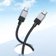Кабель із швидкою зарядкою 60W Type-C to Type-C HOCO X110 |1м, 3A| Чорний - зображення 6