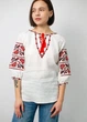 Вышиванка женская Narodnyy Butik Ломанная Ветка белый лен 1020 46 - изображение 1