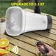 Мегафон-динамік WSJAR L-026 Bluetooth з сонячною батареєю, функцією запису, радіо та ліхтариком White - зображення 6