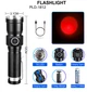 Фонарь PLD-1812-T6 (red) 10000 лм Power indicator Type-C Black (10583) - изображение 4