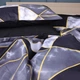 Пододеяльник MirSon евро 200x220 см 17-0734 Black Marble Mosaic Бязь (2200010825312) - изображение 5