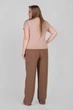Жіночі штани літні великого розміру UF-fashion Б-001 56 капучино - зображення 3