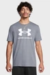 Чоловіча сіра футболка UA SPORTSTYLE LOGO UPDATE SS Under Armour MD 1382911-036 - изображение 1
