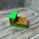 Нескінченний куб Антистрес Infinity Cube у стилі Minecraft Трава 3d-2003 - зображення 3