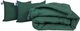 Набор MirSon №1036 СоІог Fun Line Одеяло летнее Евро 200х220 см 17-0612 Stripe Emerald Шерсть + Две подушки 50x70 см (2200010879933) - изображение 1
