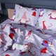 Простынь MirSon двуспальная 180x220 см 17-0683 Holly Jolly Бязь (2200010222906) - изображение 4