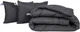 Набор MirSon №1093 СоІог Fun Line Одеяло зимнее Евро 200х220 см 17-0611 Stripe Black Шерсть + Две подушки 50x70 см (2200010879483) - изображение 1