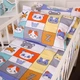 Простынь MirSon Бязь 20-0039 Zoo alphabet 150х220 см (2200010284416) - изображение 1