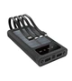 УМБ повербанк Y-Kryptone S-01 SOLAR CHARGE LED Light 10000 mAh CABLE in Black - изображение 1