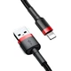 Кабель Baseus Cafule Cable USB to Lightning 2A 3m Black-Red (CALKLF-R91) - зображення 2