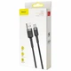 Кабель Baseus cafule Cable USB to Type-C 2A 3m Black-Grey (CATKLF-UG1) - зображення 5