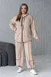 Спортивный костюм женский Olis-style Тєч кант 48 Бежевый (ROZ6601061120) - изображение 1