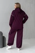 Спортивный костюм женский Olis-style Милена 52 Бордовый (ROZ6601061068) - изображение 4