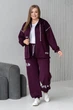 Спортивный костюм женский Olis-style Милена 52 Бордовый (ROZ6601061068) - изображение 6