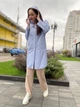 Плащ с капюшоном без подкладки Cat Orange 4460с Голубой 50 - изображение 7