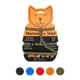 Шлея Dog Extreme нейлоновая для котов с поводком (ширина 10мм, А:20-30см, В:25-40см, длина 110см) хаки 428531 - изображение 1