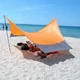 Туристический тент со стойками +оттяжки Tramp Lite Tent. 4,4х4,4м. Оранж. Тент от дождя и солнца UTLT-011 - изображение 8