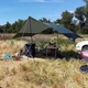 Туристический тент со стойками +оттяжки Tramp Lite Tent. 4,4х4,4м. Зеленый. Тент от дождя и солнца TLT-034 - изображение 8