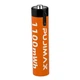 4 Акумуляторні батареї AAA Pujimax з USB Type-C 1100mWh + кабель + кейс, Orange (16213-4) - зображення 4