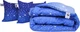 Набор MirSon №1265 СоІог Fun Line Одеяло зимнее King Size 220х240 см 17-0432 Milky Way Silk + Две подушки 50x70 см (2200010884647) - изображение 1