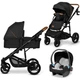 Коляска Lionelo 3 в 1 Mari Tour Black Onyx (LO-MARI TOUR 3IN1 BLACK ONYX) - изображение 1