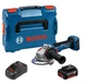 Акумуляторна безщіткова кутова шліфмашина Bosch Professional GWS 18V-11 S у L-Boxx з акб 18V 5Ah і з/п GAL 1880 (06019N4001) - зображення 1