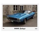 Постер CP Dodge Challenger, Muscle Car 84х60 см (1) - изображение 1