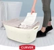 Корзина для постиранного белья Curver Knit 40l кремовый - изображение 4