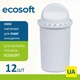 Набор картриджей Ecosoft УЛУЧШЕННЫЕ для фильтров-кувшинов 12 шт (4820056802061) - изображение 1