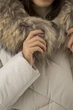 Жіночий зимовий пуховик з біопухом та хутром єнота, casual стиль Snow Owl (фісташковий, M), 36339, 27595 - зображення 5