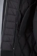 Жіночий однотонний пуховик casual з капюшоном і поясом, реглан рукав Basic (чорний, XL), 27642, 24920 - изображение 8